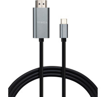 Кабель мультимедійний USB-C to HDMI 1.5m v1.4 4K30Hz Vinga (VCPVCCH1415)