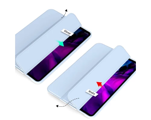 Чохол до планшета BeCover Tri Fold Soft TPU Silicone Apple iPad Pro 12.9 2020/2021/2022 Light Blue (711737) Чохол до планшета BeCover Tri Fold Soft TPU Silicone Apple iPad Pro 12.9 2020/2021/2022 Light Blue (711737)