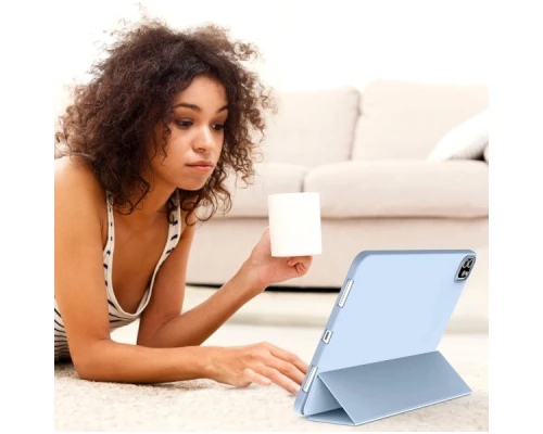 Чохол до планшета BeCover Tri Fold Soft TPU Silicone Apple iPad Pro 12.9 2020/2021/2022 Light Blue (711737) Чохол до планшета BeCover Tri Fold Soft TPU Silicone Apple iPad Pro 12.9 2020/2021/2022 Light Blue (711737)