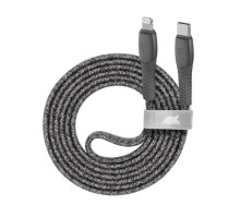 Дата кабель USB-C to Lightning 1.2m 3А grey USB2.0 RivaCase (PS6107 GR12)