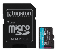 Карта пам'яті Kingston 128GB microSDXC class 10 UHS-I U3 A2 Canvas Go Plus (SDCG3/128GB)