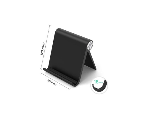 Підставка до планшета та телефона LP115 Multi-Angle Adjustable Portable Stand for iPad Black Ugreen (50748)