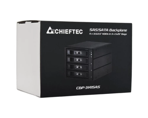 Бекплейн Chieftec 3x5.25"/4x3.5" Hot-Swap Aluminium (CBP-3141SAS) Бекплейн Chieftec 3x5.25"/4x3.5" Hot-Swap Aluminium (CBP-3141SAS)
