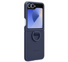 Чохол до мобільного телефона Samsung Silicone Cover with Ring Samsung Galaxy Flip 6 Navy (EF-PF741TNEGUA)