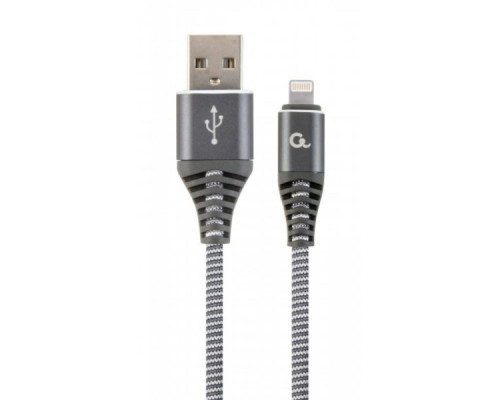 Дата кабель USB 2.0 AM to Lightning 1.0m Cablexpert (CC-USB2B-AMLM-1M-WB2)