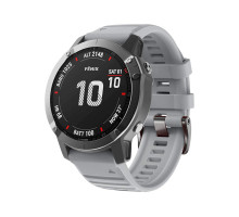 Ремінець до смарт-годинника Armorstandart Silicone 26mm для Garmin Fenix 5x/6x Grey (ARM60805)