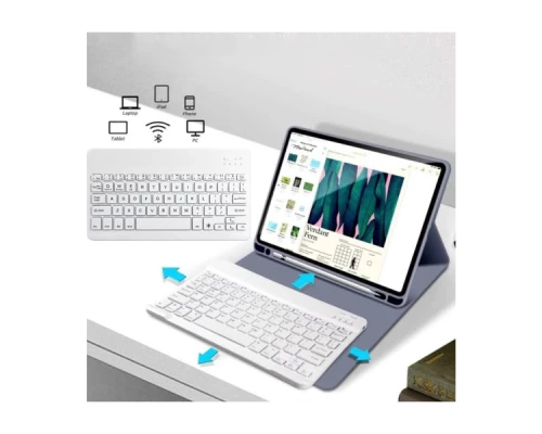 Чохол до планшета BeCover with keyboard Apple iPad Pro 13" M4 2024 Purple (713007) Чохол до планшета BeCover with keyboard Apple iPad Pro 13" M4 2024 Purple (713007)
