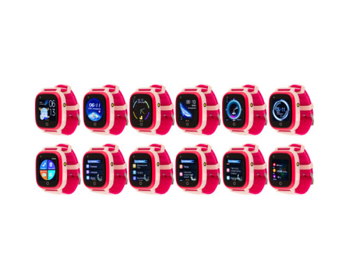 Смарт-годинник Amigo GO005 4G WIFI Kids waterproof Thermometer Pink (747018)