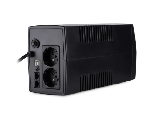 Пристрій безперебійного живлення Vinga LCD 800VA plastic case with USB (VPC-800PU) Пристрій безперебійного живлення Vinga LCD 800VA plastic case with USB (VPC-800PU)
