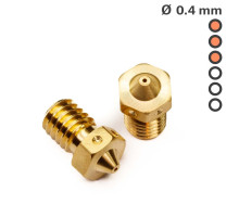 Хотенд (Сопло) Prusa Nozzle V6 0.4 mm (NZLV6/0.4MM)