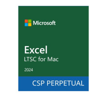 Офісний додаток Microsoft Excel LTSC for Mac 2024 Commercial Software, Perpetual (DG7GMGF0PN5G_0001)