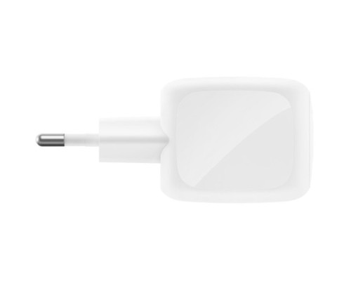 Зарядний пристрій Belkin 2xUSB-C PD50W GaN PPS white (WCH019KQWH)