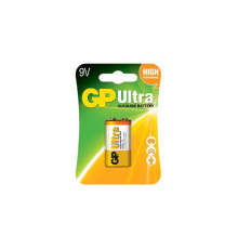 Батарейка Gp Крона Ultra Alcaline 6LF22 / 6LR61 9V * 1 (1604AU-5UE1 / 4891199034688)