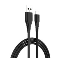 Дата кабель USB 2.0 AM to USB-C 1.0m black ColorWay (CW-CBUC026-BK)