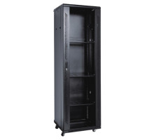 Шафа напольна Kingda 22U 19" 600x1000 RAL9004 (KD-002-6022)