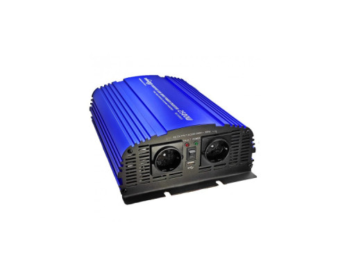 Автомобільний інвертор 12V/220V MS-2500 2500W, approximate sinusoid, USB, Shuko*2 Tommatech (29448)