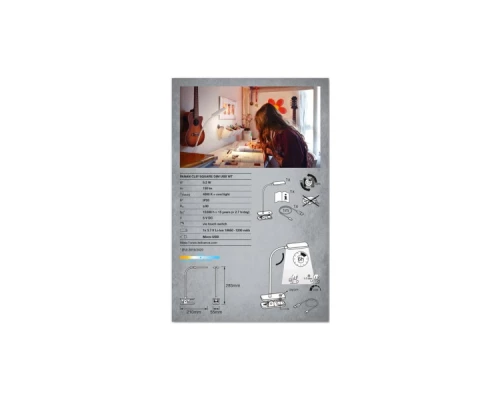 Настільна лампа LEDVANCE LED PANAN CLIP 5W 4000K (4058075747883) Настільна лампа LEDVANCE LED PANAN CLIP 5W 4000K (4058075747883)