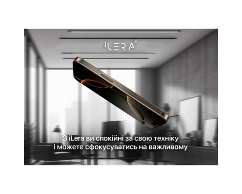 Скло захисне iLera Sapphire Ultra + Glass iPhone 15 Plus (ILSPDL15PS)