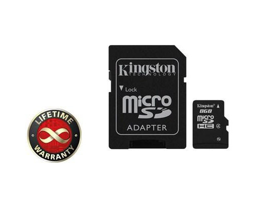 Карта пам'яті Kingston 8Gb microSDHC class 4 (SDC4/8GB)
