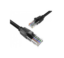 Патч-корд 0.5м, UTP cat 6 RJ-45 black Vention (IBEBD)
