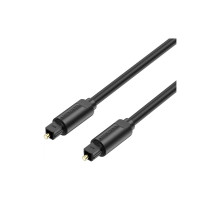 Кабель мультимедійний Optical Toslink 1.0m black Vention (BAEBF)