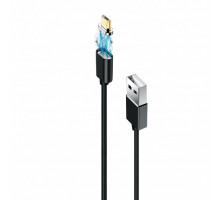 Дата кабель USB 2.0 AM to Micro 5P 1.0m Magnet Grand-X (MG-01M)