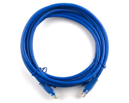 Патч-корд 10м, UTP, Cat.6, RJ45, CU, blue Ritar (PCR-CU6/10Be / 01575)
