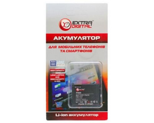 Акумуляторна батарея Extradigital HTC Polaris 100 (1100 mAh) (DV00DV6089)
