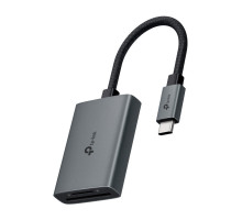 Зчитувач флеш-карт TP-Link USB-C SD + TF silver (UA430C)