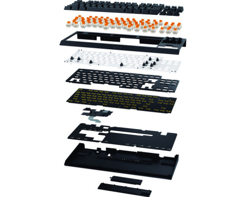 Клавіатура Razer BlackWidow V4 Low-Profile TKL Wireless/Bluetooth/USB Green switch UA Black (RZ03-05450500-R3M1)