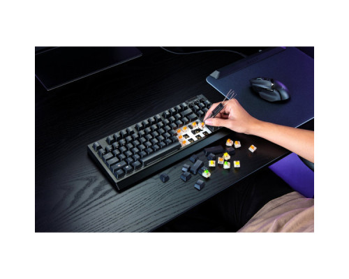 Клавіатура Razer BlackWidow V4 Low-Profile TKL Wireless/Bluetooth/USB Green switch UA Black (RZ03-05450500-R3M1)