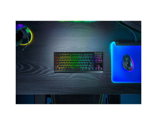 Клавіатура Razer BlackWidow V4 Low-Profile TKL Wireless/Bluetooth/USB Green switch UA Black (RZ03-05450500-R3M1)