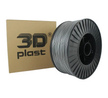 Пластик для 3D-принтера 3Dplast PLA 1.75мм, 3кг, gray - metallic (3DPLA1753GRMT)