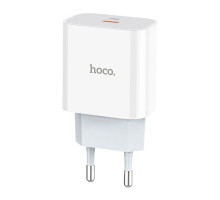 Зарядний пристрій HOCO C76A Plus Speed Source USB-C PD20W White (6931474746917)