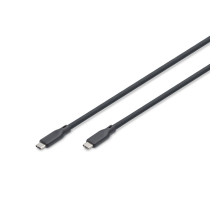 Дата кабель USB-C to USB-C 2.0m USB 3.2 Gen1 5G 100W 4K silicone black Digitus (AK-300342-020-S)