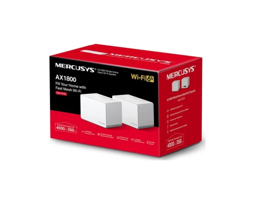 Точка доступу Wi-Fi Mercusys HALO-H70X-2-PACK Точка доступу Wi-Fi Mercusys HALO-H70X-2-PACK