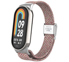 Ремінець до фітнес браслета Armorstandart Braided Solo Loop для Xiaomi Smart Band 10/9/8 Starlight Pink (ARM86885)