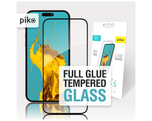 Скло захисне Piko Full Glue Apple iPhone 15 Pro (1283126575464)
