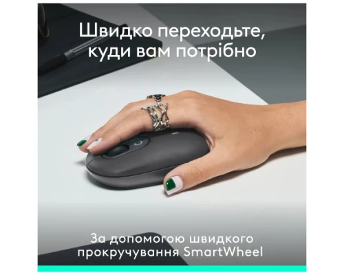 Мишка Logitech POP Mouse With Emoji Bluetooth Graphite (910-007412)