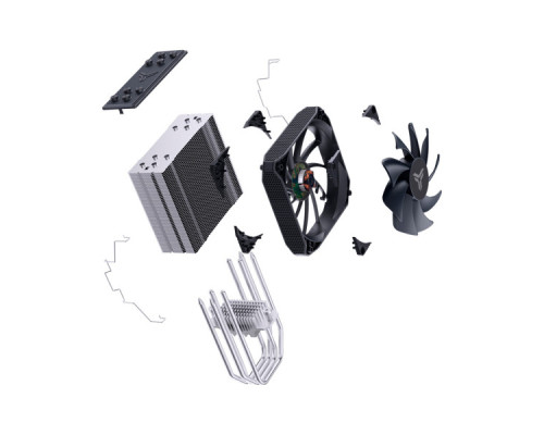 Кулер до процесора JONSBO PISA A4 Gray