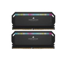 Модуль пам'яті для комп'ютера DDR5 32GB (2x16GB) 6000 MHz Dominator Platinum RGB Black Corsair (CMT32GX5M2X6000C36)