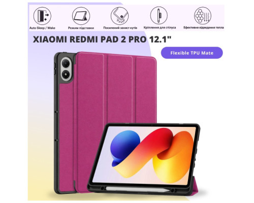 Чохол до планшета BeCover Flexible TPU Mate Xiaomi Redmi Pad 2 Pro 12.1" Purple (715609)