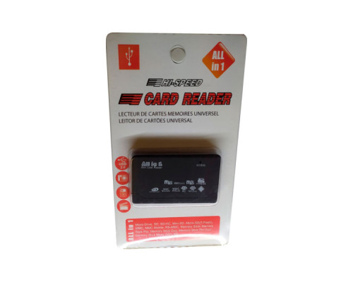 Зчитувач флеш-карт Atcom TD2031 USB 2.0 ALL IN 1 - (Memory Stick (MS) , Secure Digit (10731)
