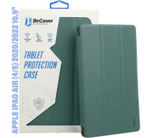 Чохол до планшета BeCover Tri Fold Soft TPU Silicone Apple iPad Air (4/5) 2020/2022 10.9" Dark Green (711130)