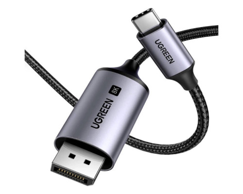 Кабель мультимедійний USB-C to DisplayPort M 1.0m 8K CM556 black Ugreen (25157)