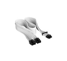 Кабель живлення video power 12+4pin PCIe Gen 5 12VHPWR 600W white Corsair (CP-8920332)