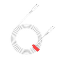 Дата кабель USB-C to USB-C 2.0m CC60SC 60W White Canyon (CNS-CC60SC20W)