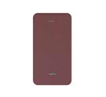 Батарея універсальна Hama 20000mAh, 15W/5V/3A, USB-C, USB-A, red (00201717)