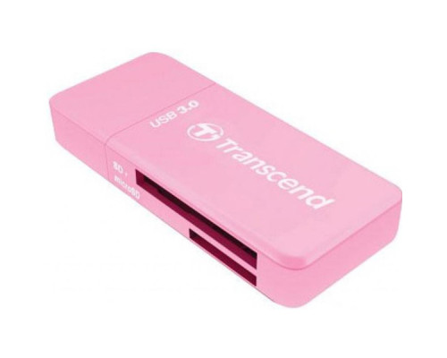 Зчитувач флеш-карт Transcend USB 3.0/3.1 Gen 1 Pink (TS-RDF5R)