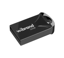 USB флеш накопичувач Wibrand 32GB Hawk Black USB 2.0 (WI2.0/HA32M1B)